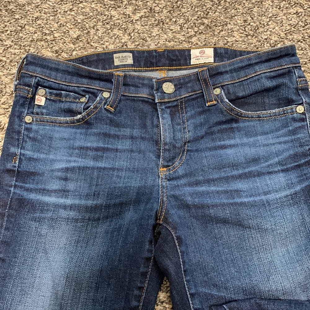 AG Adriano Goldschmied Stilt Roll-up Jeans size 27R - Picture 5 of 6